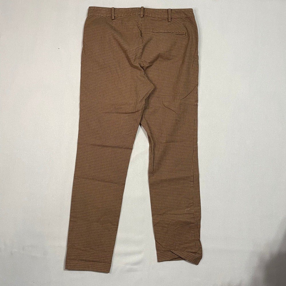 Lauren Ralph Lauren Mens Brown Plaid Dress Pants Trousers - Picture 3 of 8